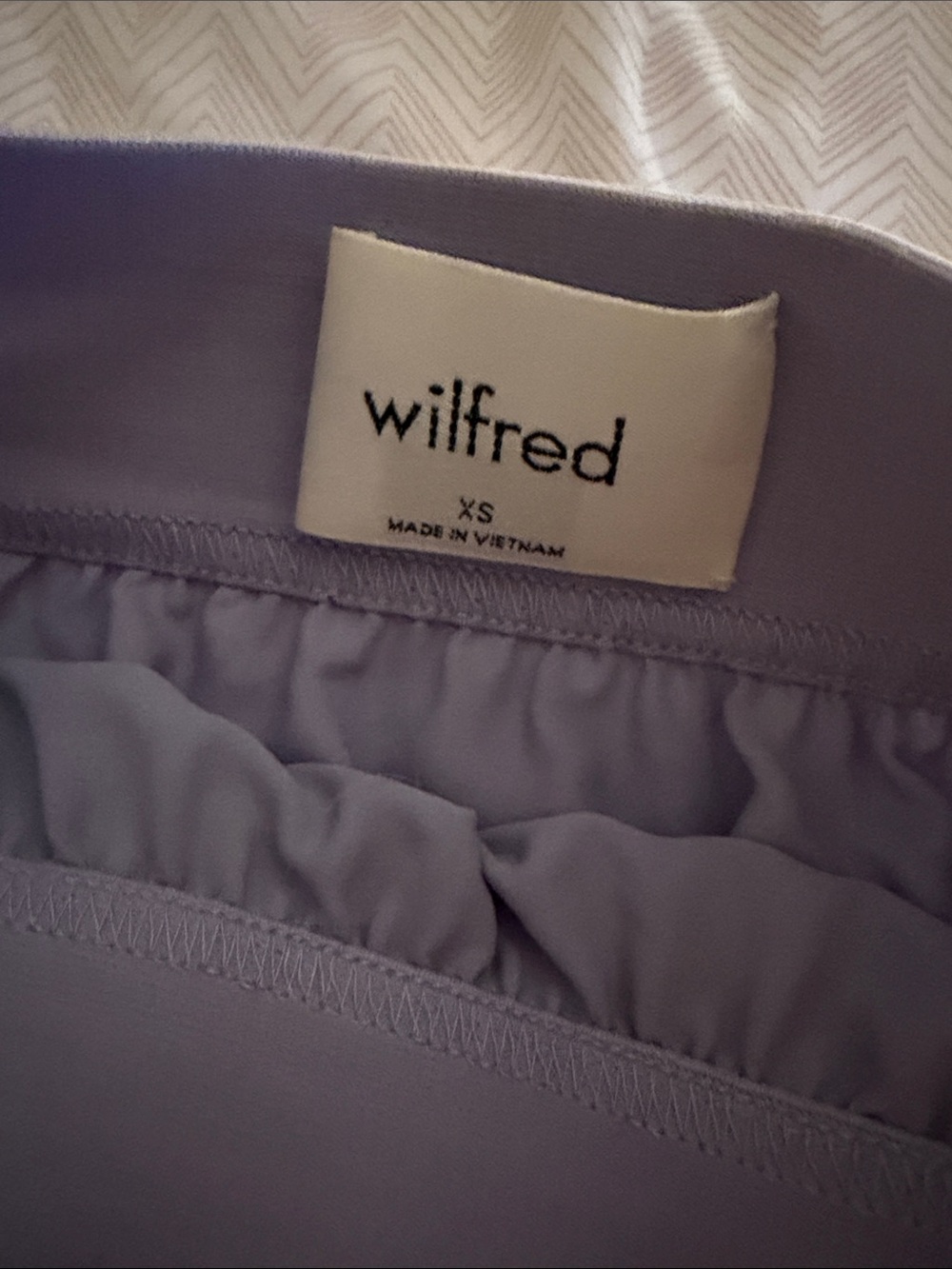 Wilfred Lavender Pleated Midi Skirt - XS - Picture 2 of 3